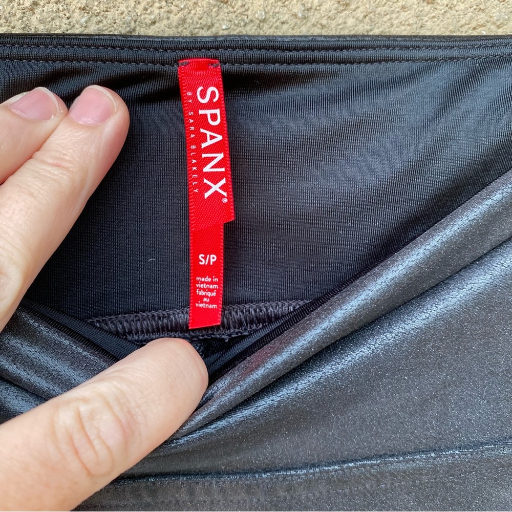 Spanx Faux Leather Pants Size small - Black - Picture 5 of 6